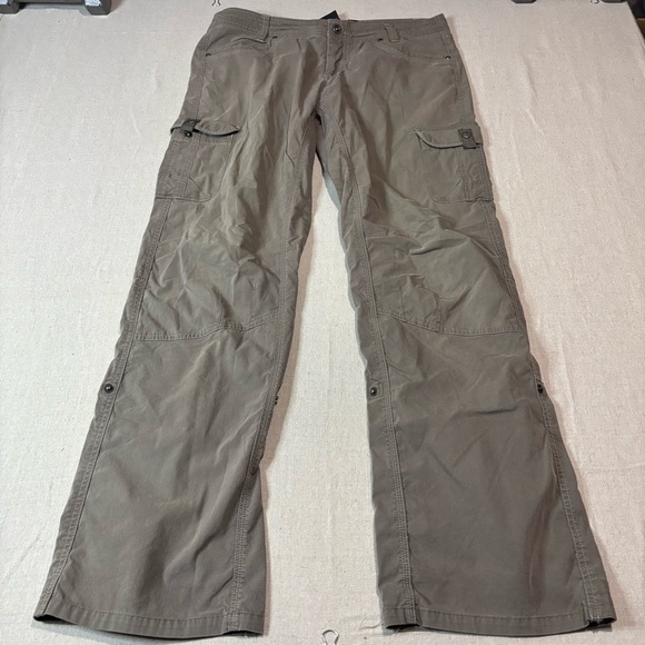 Kuhl Pants Women's Size 14 Reg Dark Gray Splash Roll Up Hiking Outdoors Trail - Picture 2 of 7